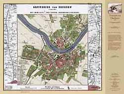 Stadtplan vom alten Dresden 1840/Gesamtansicht Plan