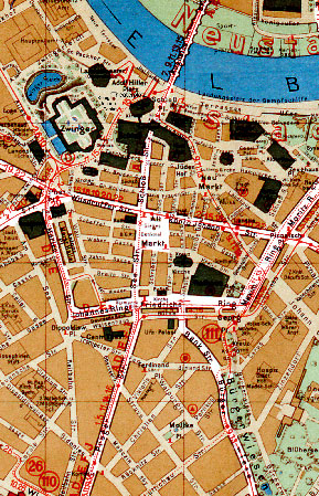 Stadtplanauschnitt "Altstadt"