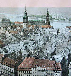 Posterausschnitt "Blick zur Hofkirche"
