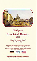 Stadtplan von Dresden 1755. Cover