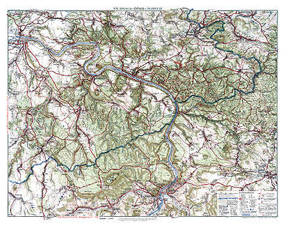 Wanderkarte Schsisch-Bhmische Schweiz 1927/Gesamtansicht 